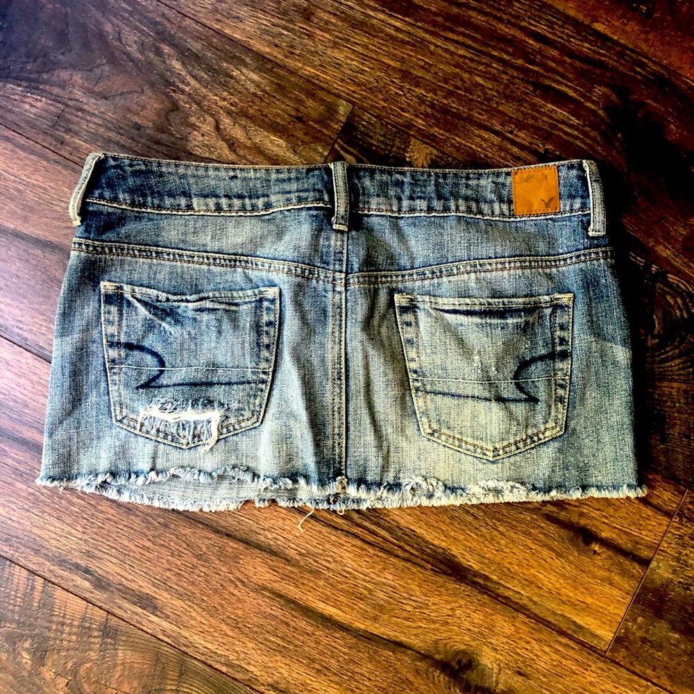 American Eagle Outfitters denim miniskirt